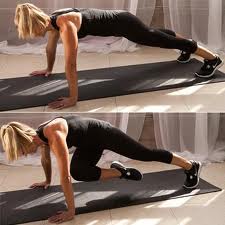 One of the many Insanity exercises I was doing, a plank to work those obliques, easy enough :)